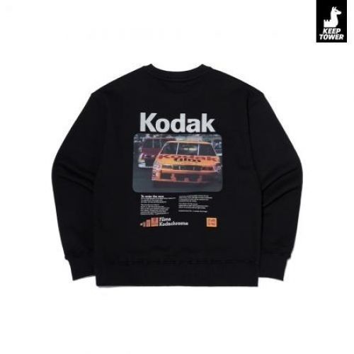 코닥 코다크롬 필름 그래픽 맨투맨 BLACK K4323LFSC2BLK