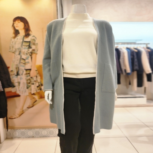 캐리스노트 CN2WKGA01 캐시미어 혼방 롱 가디건