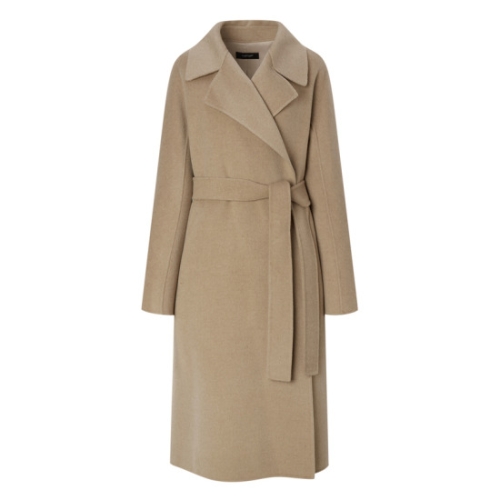질스튜어트 뉴욕 여성 다크베이지 멜란지 울캐시미어혼방 코트 WJCO4D773I3