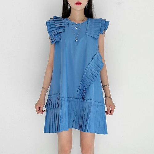 금찌 아코 주름 큐티 원피스 ST7646D