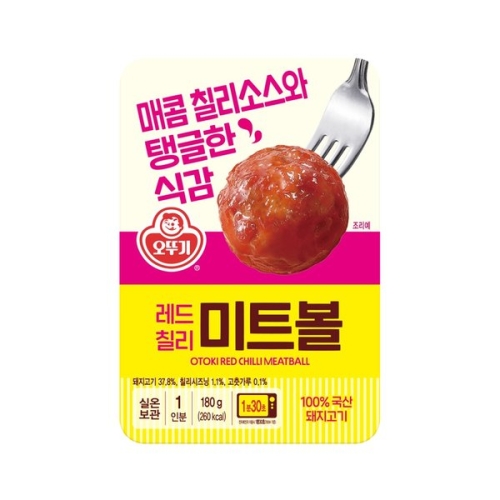 오뚜기 오즈키친 레드칠리 미트볼 180g