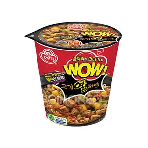 오뚜기  WOW 고기 열라면 80g