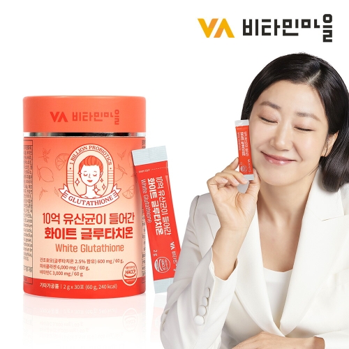 비타민마을 10억 유산균이 들어간 화이트 글루타치온 30포