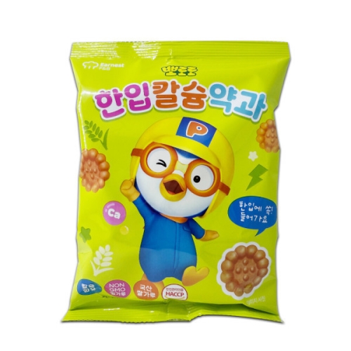 동화씨엔에프 뽀로로 칼슘 한입약과 120g