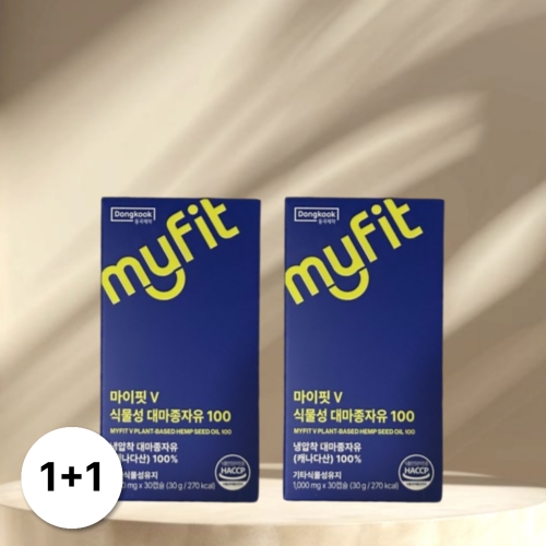 동국제약 마이핏V 식물성 대마종자유 100 30캡슐