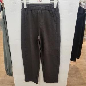 소이 HC22 커브드 셋업 바지 남아 봄가을용 카키 커브드 허리끈 절개 바지 셋업 S39095223