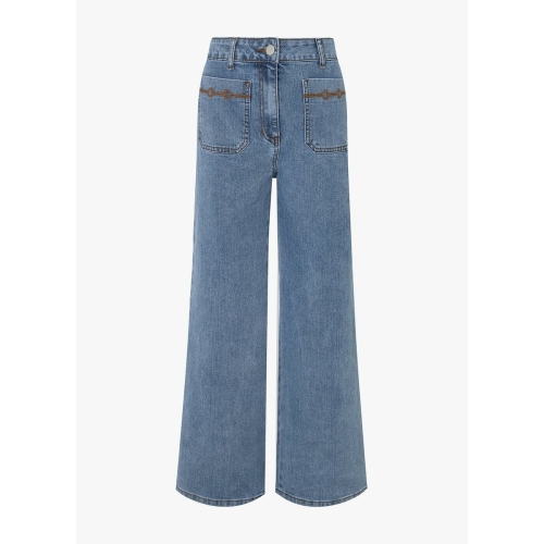 잇미샤 아웃 포켓 와이드 데님 팬츠 ITP8YDP780