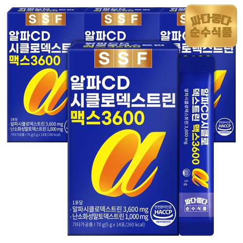 순수식품 알파CD 시클로덱스트린 맥스 3600 14포
