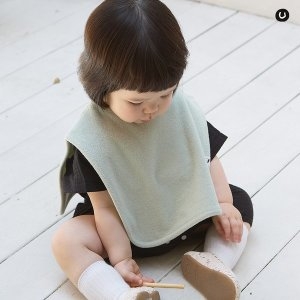 유비맘 몽몽 테리 멀티 빕 그린 C2FA3302-GR