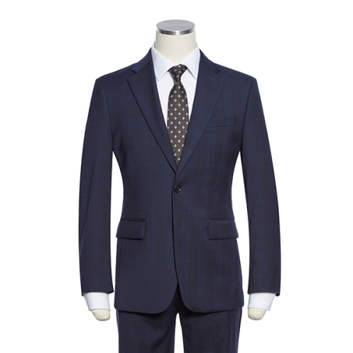 레노마 RPCMSJ13A F W 네이비체크 울스트레치 슬림핏 정장