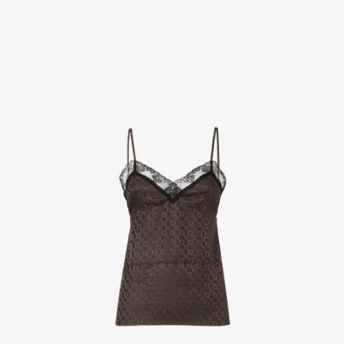 펜디 반팔 티셔츠 FS9753AUQGF1T6H Brown