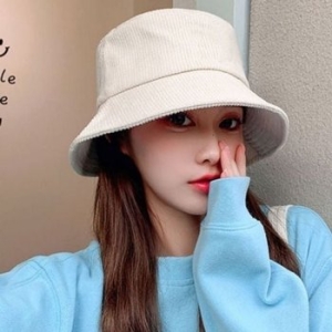 골덴 벙거지 모자 여성 캠핑 햇모자 WFJ2HXI