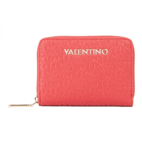 발렌티노 Valentino 팔락 리 지퍼 어라운드 지갑 다크 레드 월렛 455124