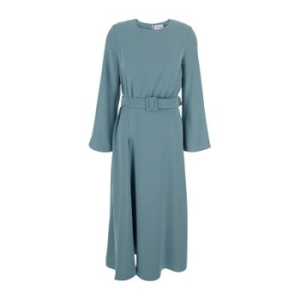 패로슈 벨티드 웨이스트 롱 슬리브 원피스 D726077 POKER25078