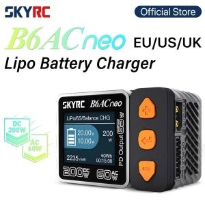 스마트  SKYRC 배터리 B6ACneo 충전기 밸런스 디지털 LiPo LiFe LiHV NiMH NiCd Pb DC 200W AC..