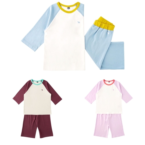 블루독 정 SK/WN/PK 컬러블럭상하세트 25W10-672-010203