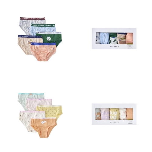 블루독 정 GN/OR 도기/스트라이프5종삼각팬티 25W10-510-03_511-52