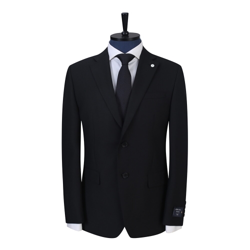 지이크 F/W 프리미엄 이태리 레다 수입원단 블랙 기본정장 수트_PJ2007