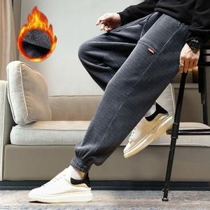 울바 남성 겨 지 따뜻한 기모 밴딩 팬츠 데일리 편한 WFG5TP4