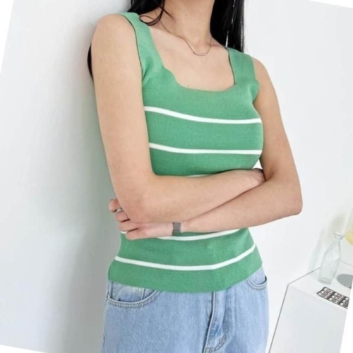 오노마 ONM 여성 민소매 나시 니트티 심플 코디 30대 38805256