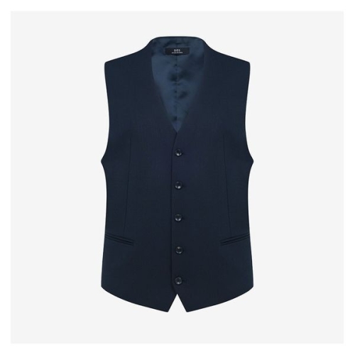 지이크 울 솔리드 수트 베스트 네이비 PHVAH3003