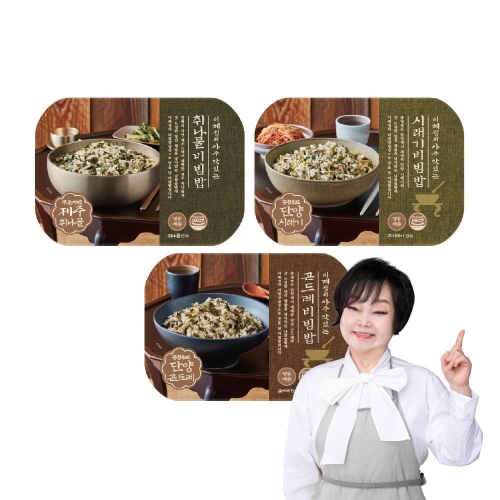빅마마키친스토리  빅마마 이혜정의 아주 맛있는 나물밥 3종세트