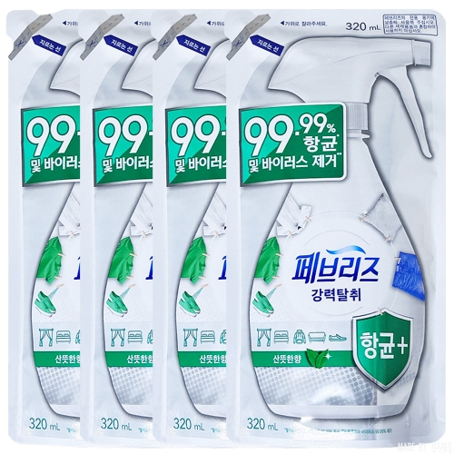 페브리즈 항균 플러스 산뜻한향 리필 320ml