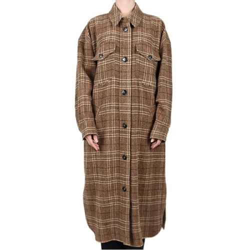 이자벨마랑 여성 지슬렌 버진 울 코트 카멜 MA0437FA C3D02E 50CA