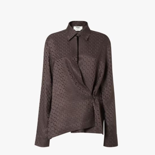 펜디 블라우스 셔츠 FS8287AUQGF1T6H Brown