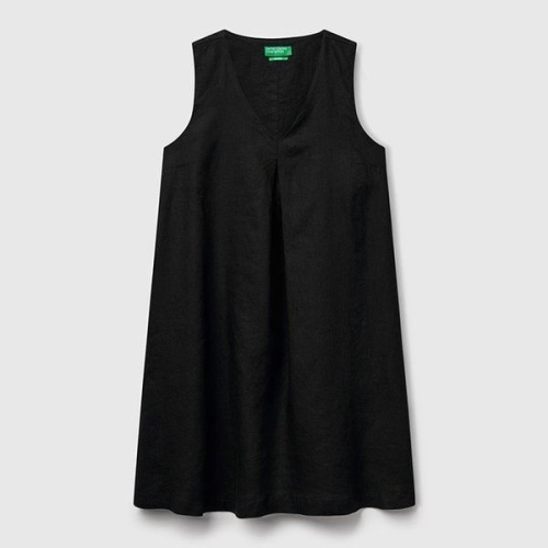 베네통 V neck sleeveless dress_4AGHDV0AX100 335899