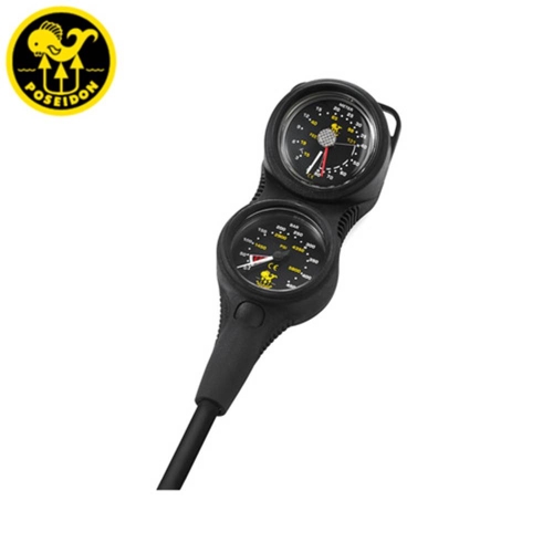 포세이돈  싸이러스2 게이지 블랙 CIRRUS2 GAUGI BLACK 다이빙게이지 스쿠버장비