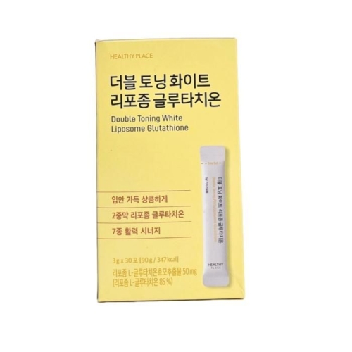 한미양행 더블 토닝 화이트 리포좀 글루타치온 3g 30포
