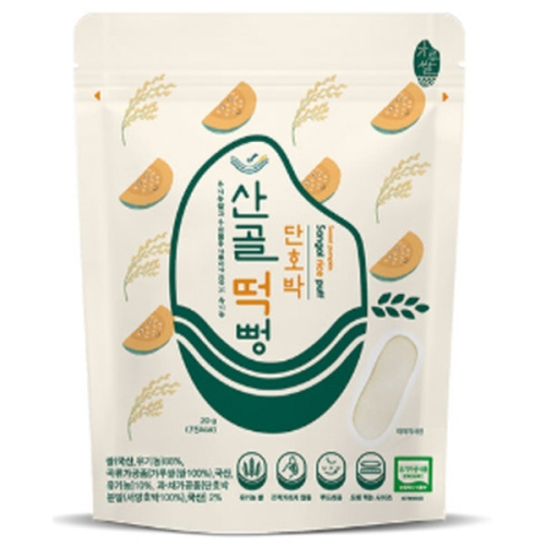 에코맘 산골 떡뻥 단호박 20g