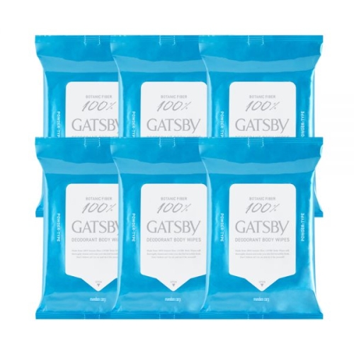 갸스비 파우더 데오드란트 바디 페이퍼 쿨 시트러스 10매