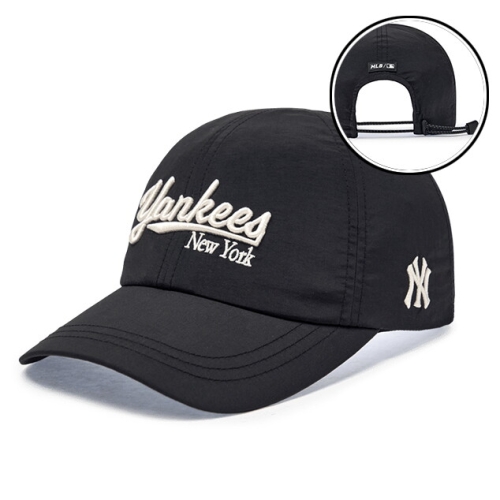 MLB 25N 스포티브 샤이니 언스트럭쳐 볼캡 NY Black 3ACPB155N-50BKS