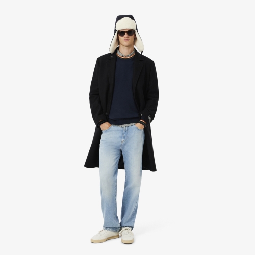 라코스테  AVE 남성 팁핑 코튼 크루넥 스웨터 AH5158-55N_XON