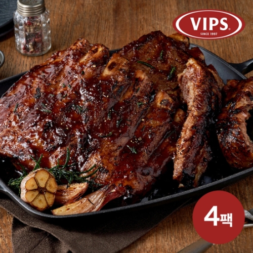 CJ푸드빌  빕스 왕갈비 바비큐 폭립 640g