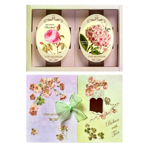 티뮤지움  Tea for Two 꽃차 세트 (야생장미&수국)