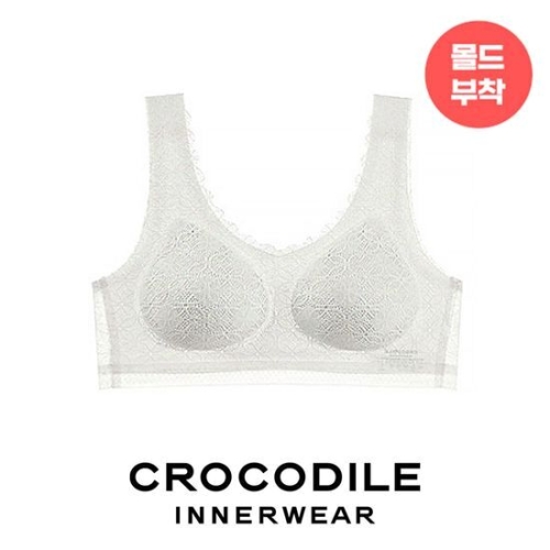 크로커다일 이너웨어 레이스 퓨징 몰드부착 감탄브라 1종 CDWBR2M01A