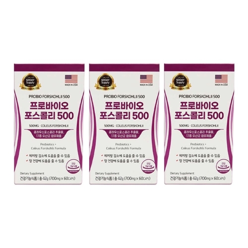 아이앤유네트웍스 프로바이오 포스콜리 500 60캡슐