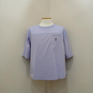 SI 배색자수라운드반팔티SKIBD2813VI_YS