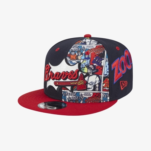 뉴에라  MLB 애틀랜타 브레이브스 플레이어 위켄드 스냅백 네이비 60693034