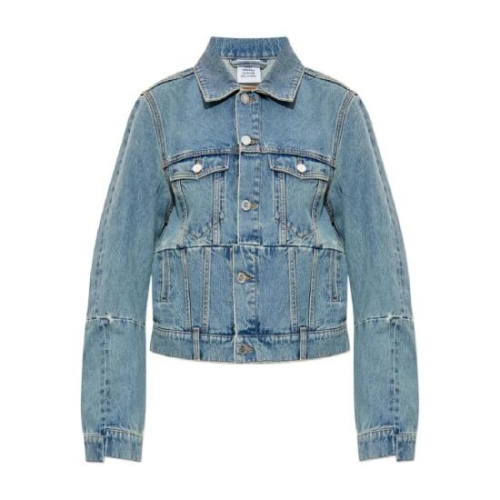 VETEMENTS 패널 데님 재킷 UH76DJ660LB3 T