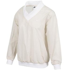 나이키 W 스포츠웨어 에센셜 UV 우븐 브이넥 바람막이 FV7650-110