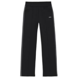 보스 스트레이트 핏 트레이닝 바지, 대비 로고와 파이핑 디테일 141721626