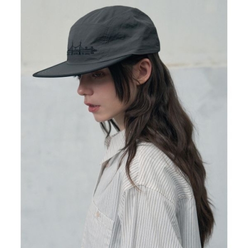 레더리 LEATHERY 브릿지 아트웍 나일론 캠프캡 CHARCOAL LRHW5101CC 184484