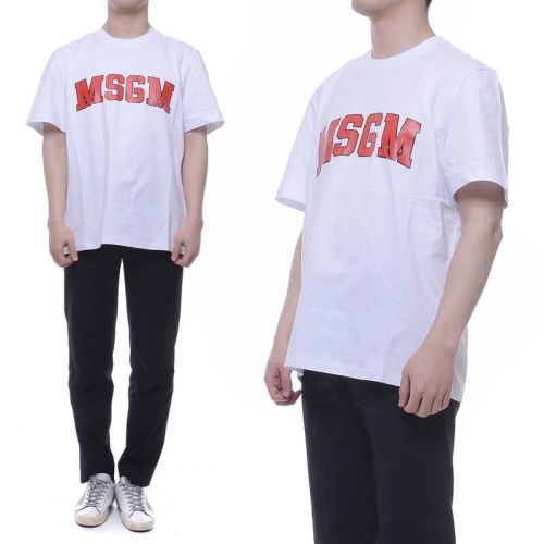 MSGM 남성 티셔츠 2840MM86 207098 01 20S_112748774