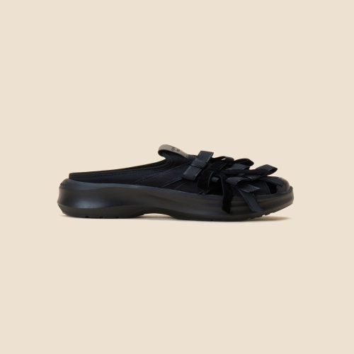 슈콤마보니 Delight ribbon mule black DA4DA25501BLK