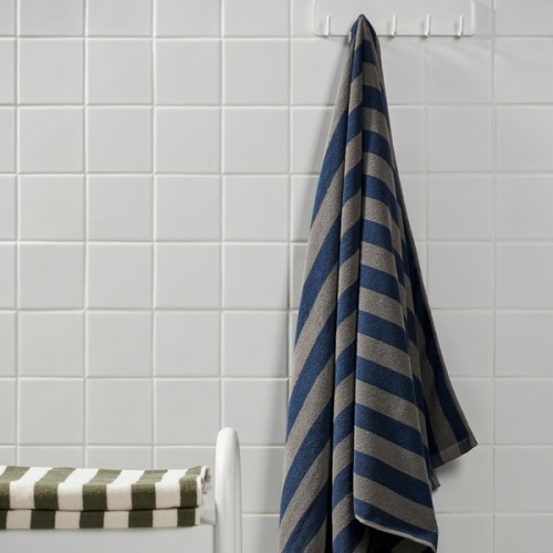 신세계인터내셔날 자주(JAJU) 스트라이프 코튼 배스타월 70X140cm 네이비