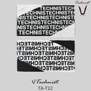 테크니스트  배드민턴 스포츠 타올 블랙 화이트 TA-T12-BK 타월 수건 땀 흡수
